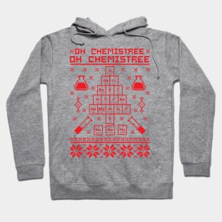 Oh Chemistree Oh Chemistree Chemistry Ugly Sweater Pixel Hoodie